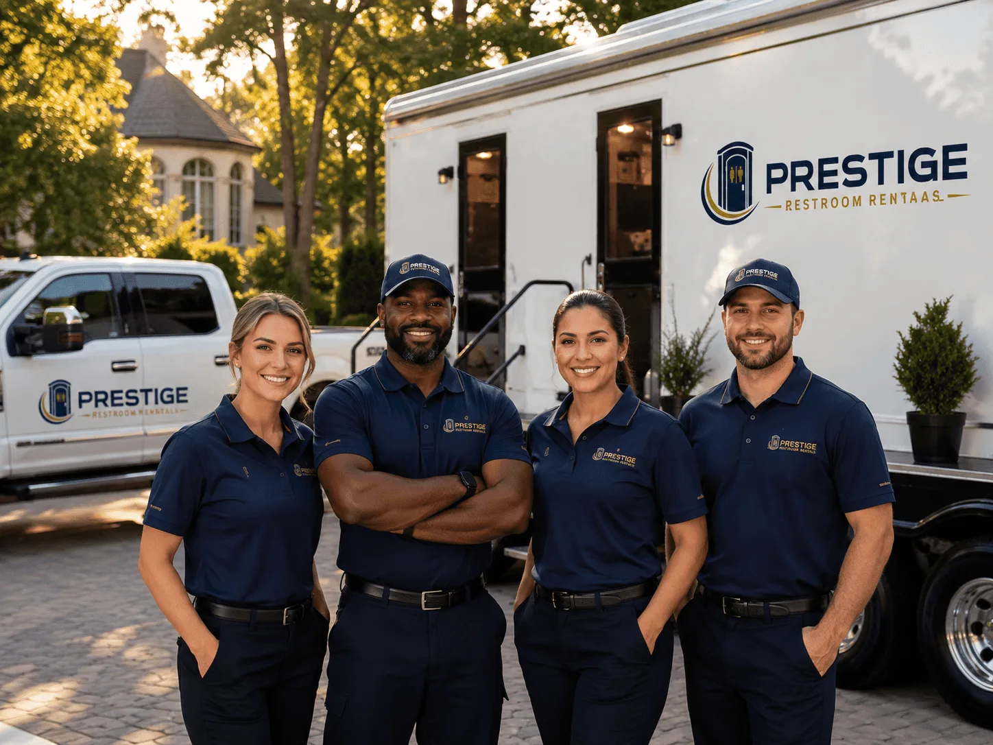 Trusted Luxury Portable Restrooms company in Omar, WV